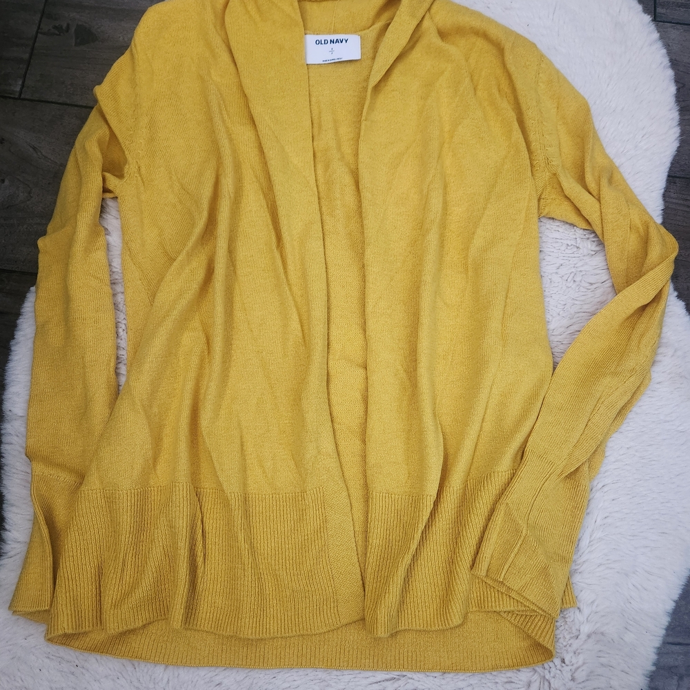 Old Navy Women's Mustard Cardigan